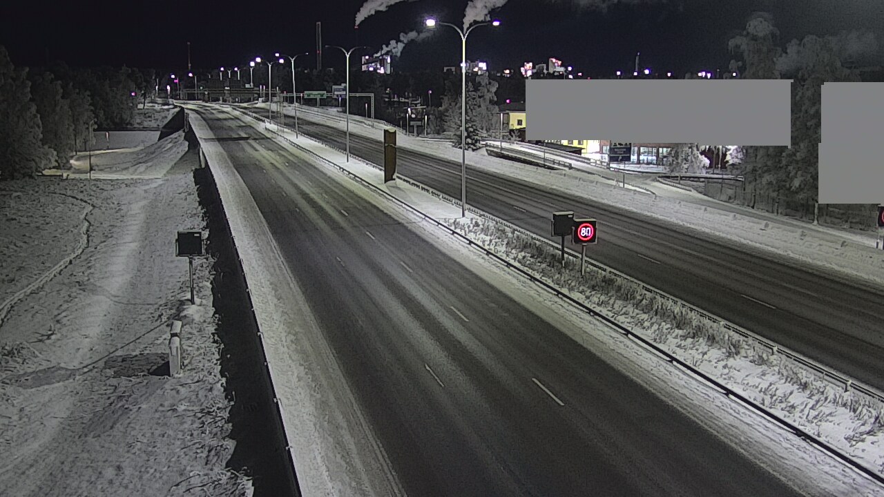 Kelikamerat Kuva Tie 4 Oulu Intiö, Oulu, Pohjois-Pohjanmaa