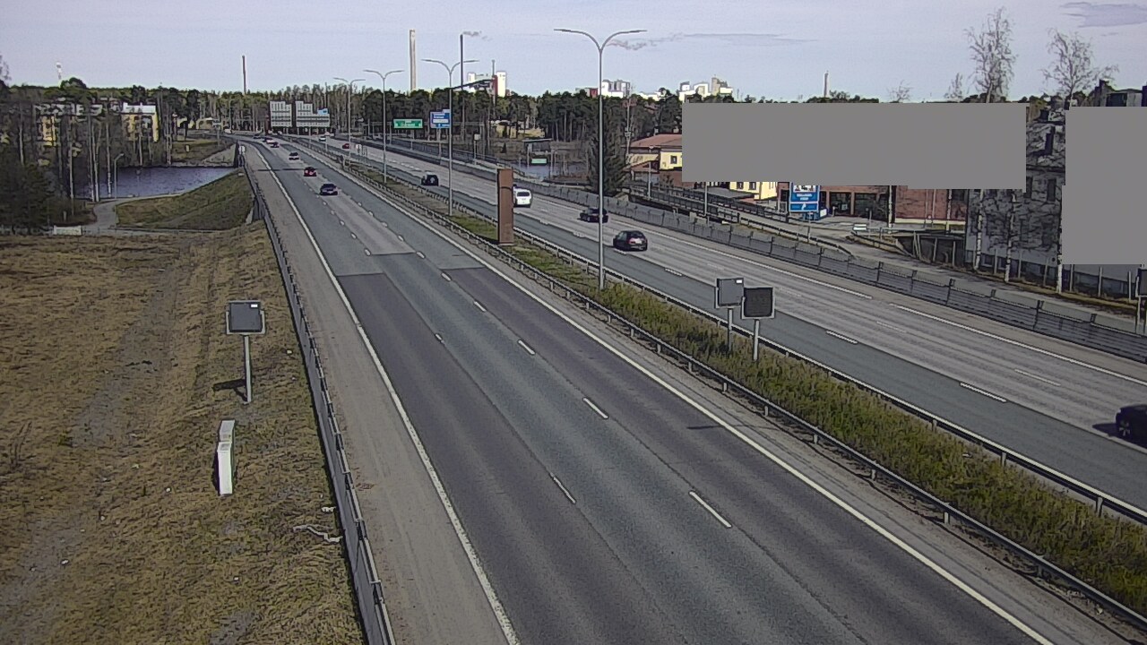 Weather Camera Image Road 4 Oulu, Intiö, Oulu, Pohjois-Pohjanmaa