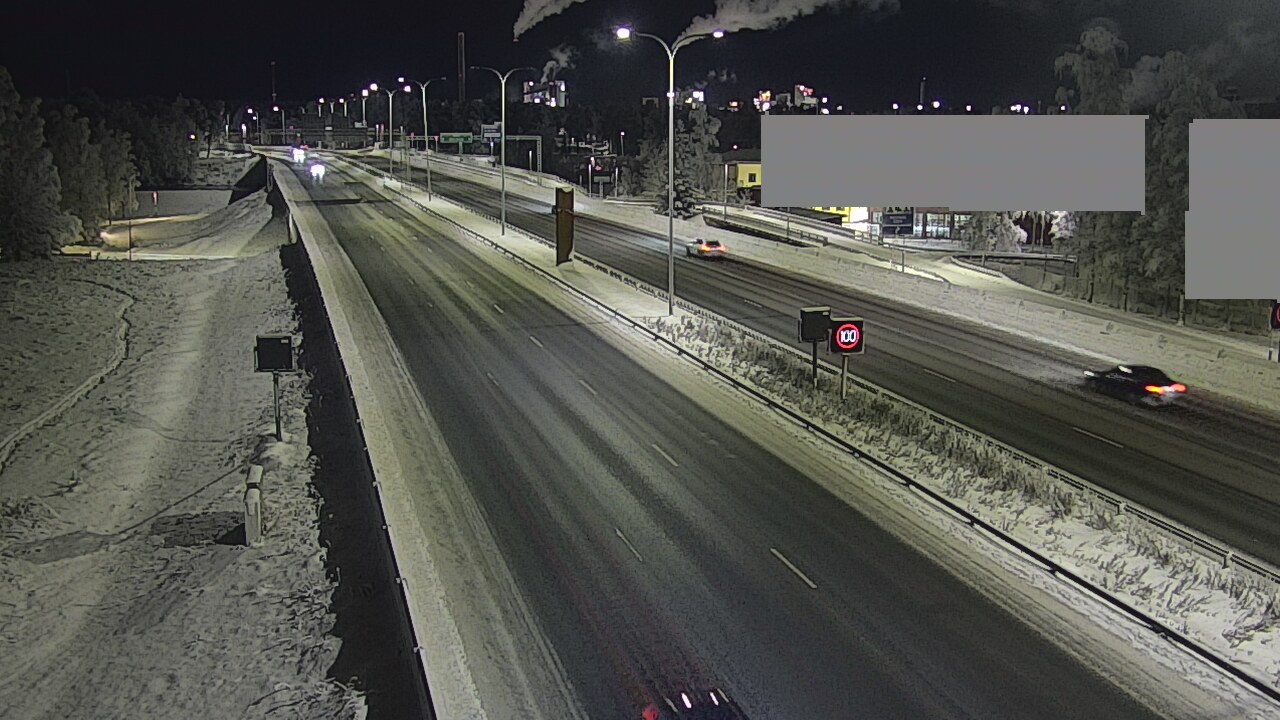 Kelikamerat Kuva Tie 4 Oulu Intiö, Oulu, Pohjois-Pohjanmaa