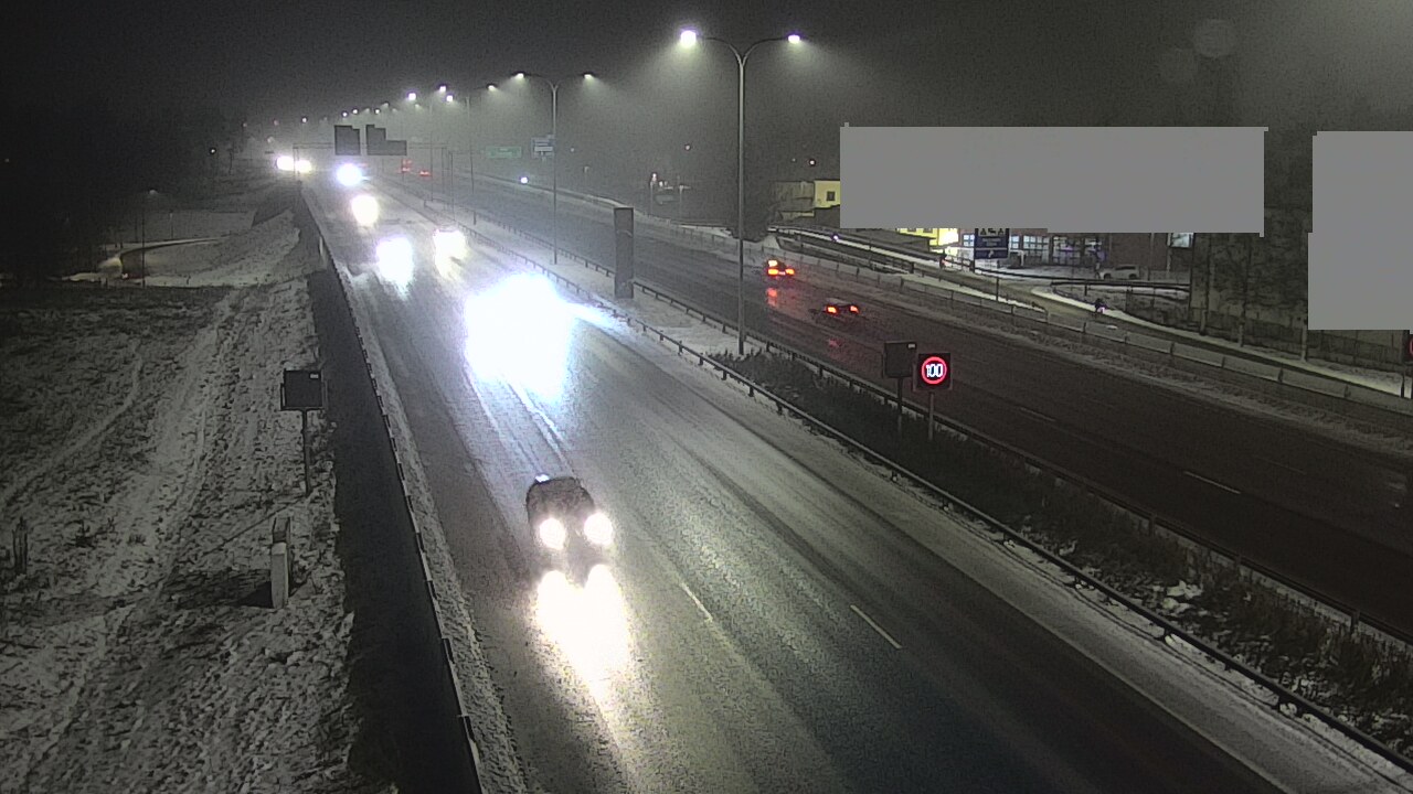 Weather Camera Image Väg 4 Uleåborg, Intiö, Oulu, Pohjois-Pohjanmaa