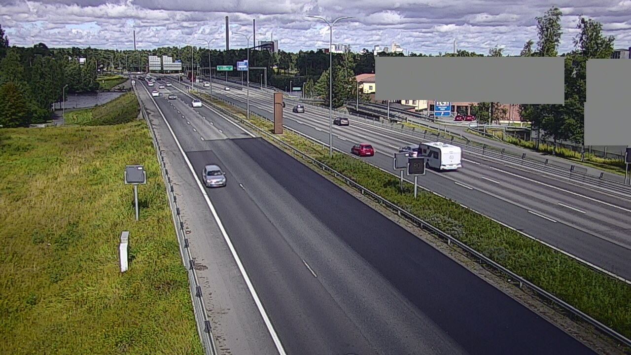 Weather Camera Image Road 4 Oulu, Intiö, Oulu, Pohjois-Pohjanmaa