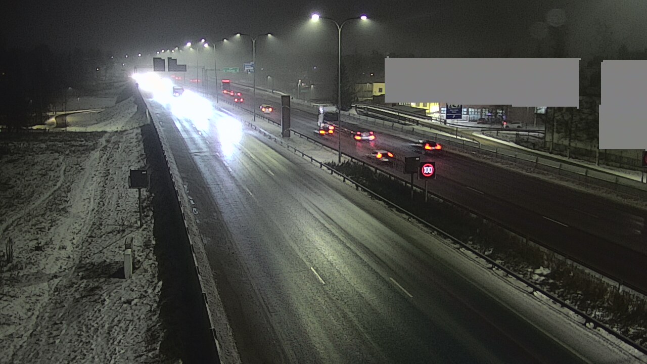 Weather Camera Image Väg 4 Uleåborg, Intiö, Oulu, Pohjois-Pohjanmaa