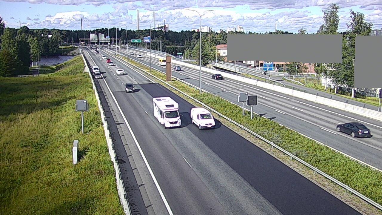 Weather Camera Image Road 4 Oulu, Intiö, Oulu, Pohjois-Pohjanmaa
