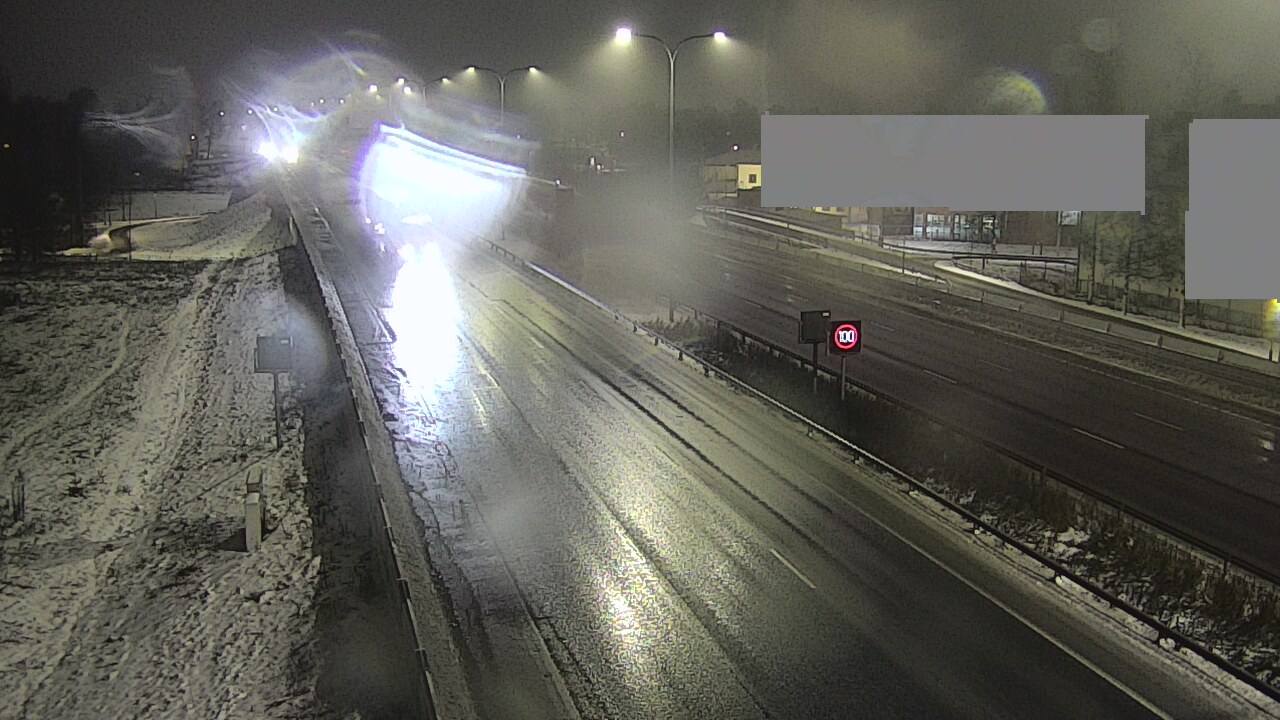 Weather Camera Image Väg 4 Uleåborg, Intiö, Oulu, Pohjois-Pohjanmaa