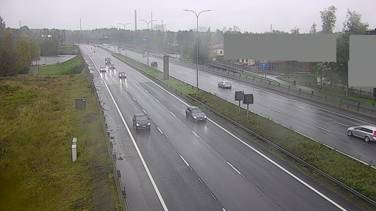 Weather Camera Image Väg 4 Uleåborg, Intiö, Oulu, Pohjois-Pohjanmaa