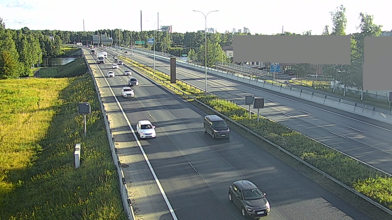 Weather Camera Image Road 4 Oulu, Intiö, Oulu, Pohjois-Pohjanmaa