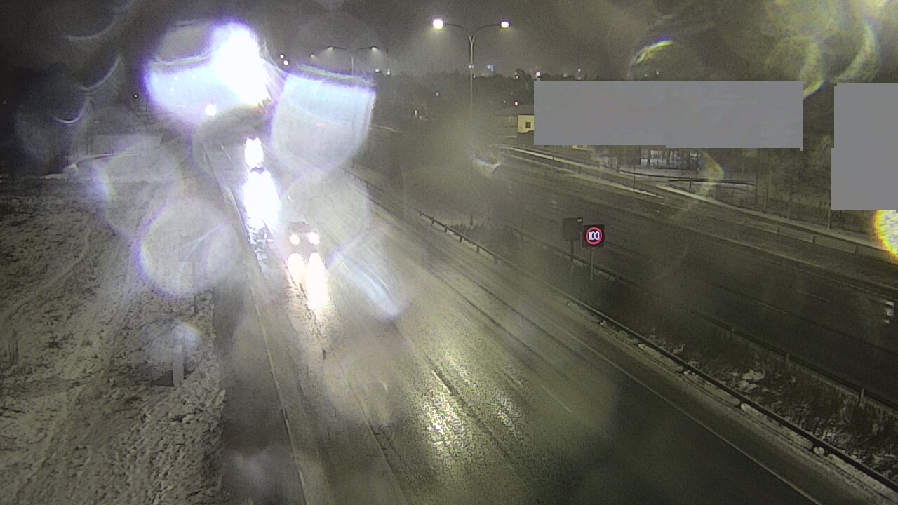 Weather Camera Image Väg 4 Uleåborg, Intiö, Oulu, Pohjois-Pohjanmaa