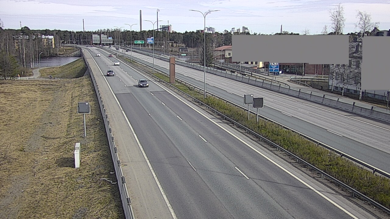 Weather Camera Image Road 4 Oulu, Intiö, Oulu, Pohjois-Pohjanmaa