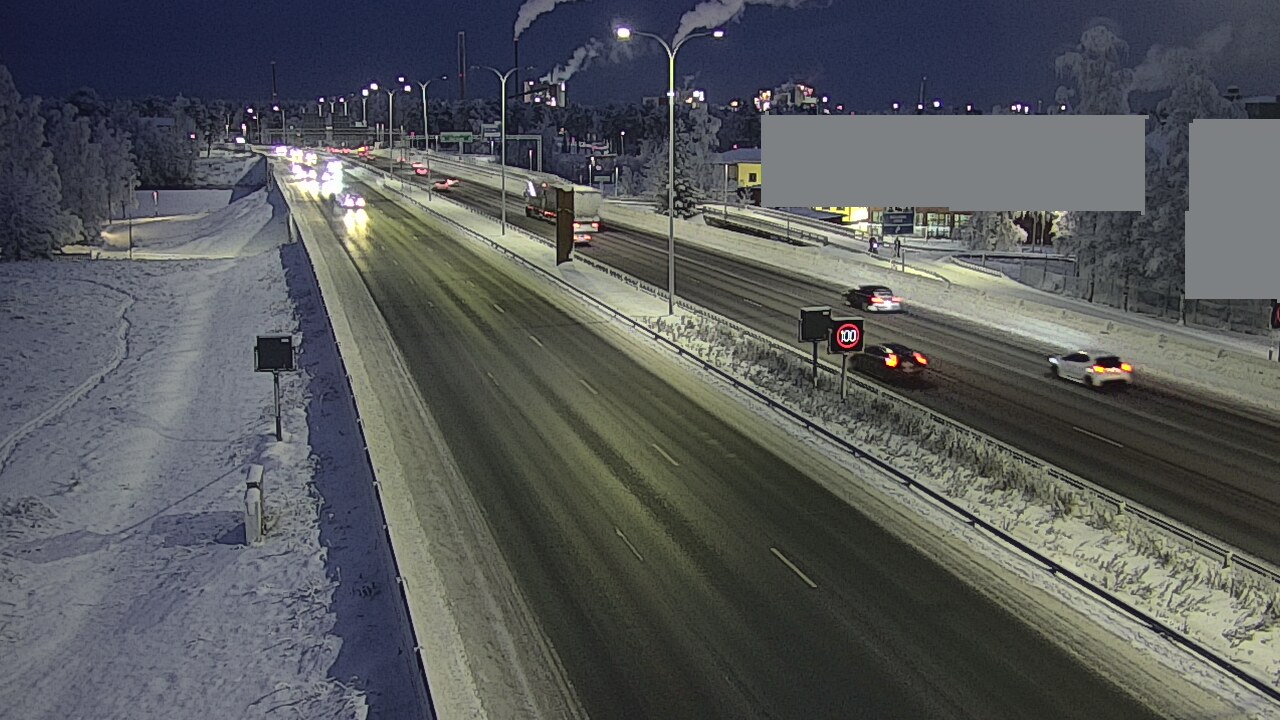 Kelikamerat Kuva Tie 4 Oulu Intiö, Oulu, Pohjois-Pohjanmaa