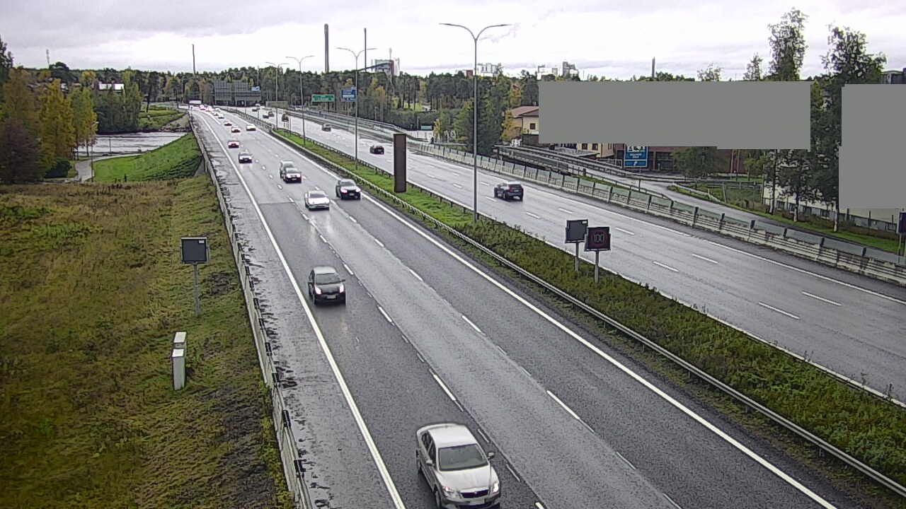 Weather Camera Image Road 4 Oulu, Intiö, Oulu, Pohjois-Pohjanmaa