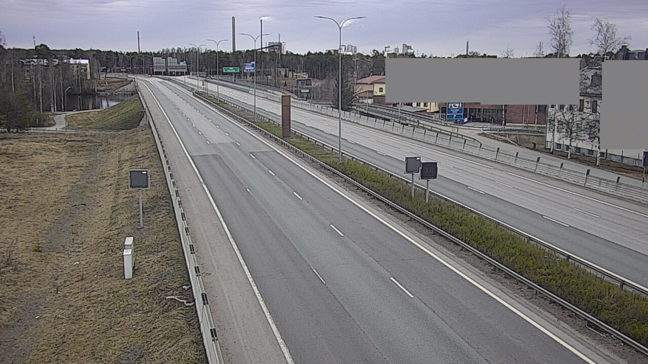 Weather Camera Image Väg 4 Uleåborg, Intiö, Oulu, Pohjois-Pohjanmaa