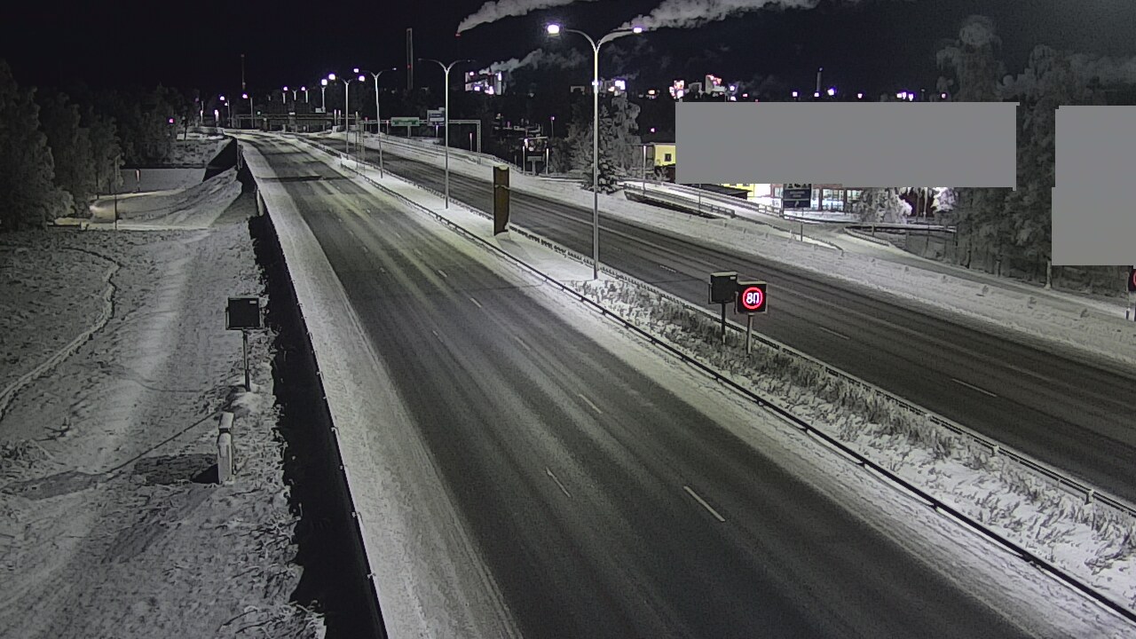 Kelikamerat Kuva Tie 4 Oulu Intiö, Oulu, Pohjois-Pohjanmaa