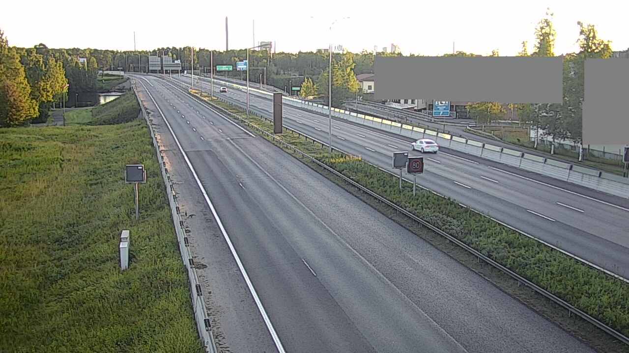 Weather Camera Image Road 4 Oulu, Intiö, Oulu, Pohjois-Pohjanmaa