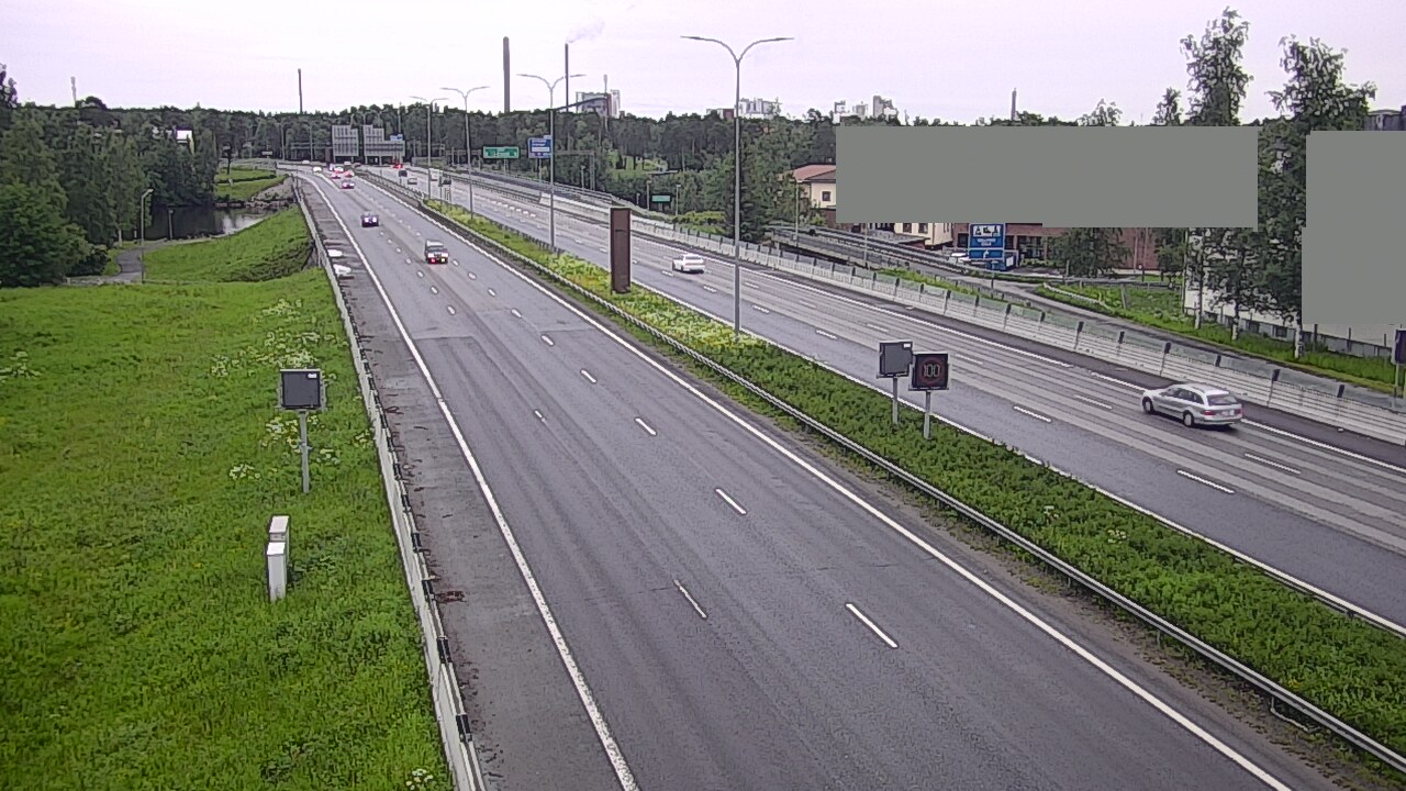 Weather Camera Image Road 4 Oulu, Intiö, Oulu, Pohjois-Pohjanmaa