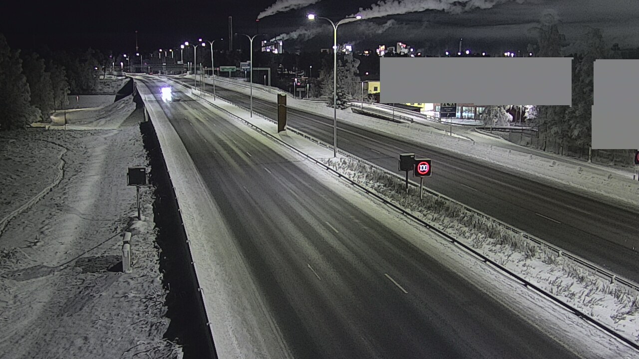 Kelikamerat Kuva Tie 4 Oulu Intiö, Oulu, Pohjois-Pohjanmaa