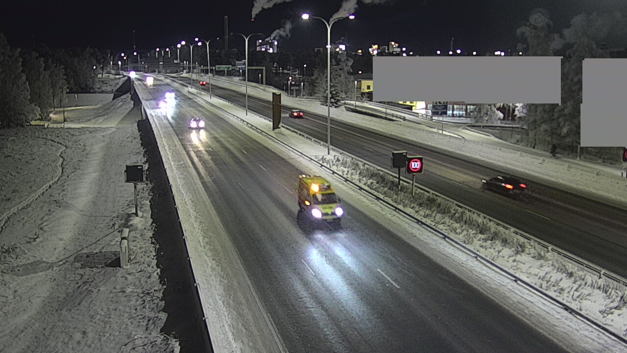 Kelikamerat Kuva Tie 4 Oulu Intiö, Oulu, Pohjois-Pohjanmaa