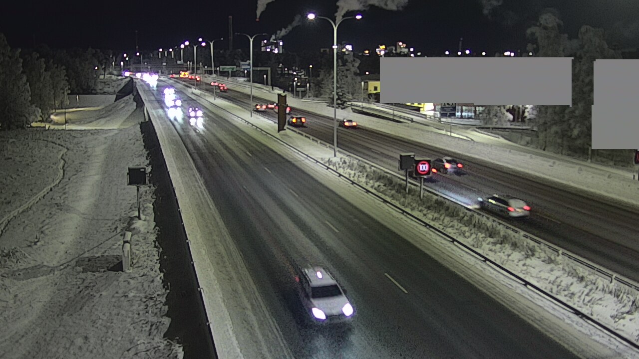 Kelikamerat Kuva Tie 4 Oulu Intiö, Oulu, Pohjois-Pohjanmaa