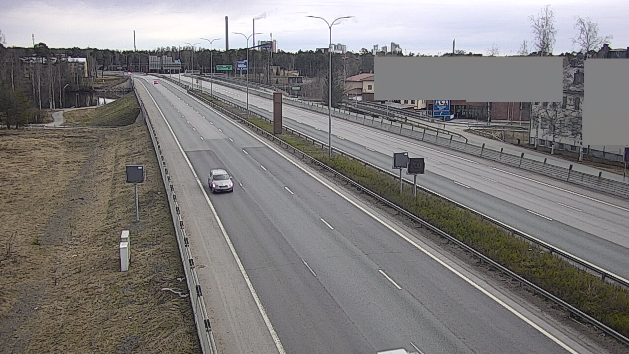 Weather Camera Image Road 4 Oulu, Intiö, Oulu, Pohjois-Pohjanmaa