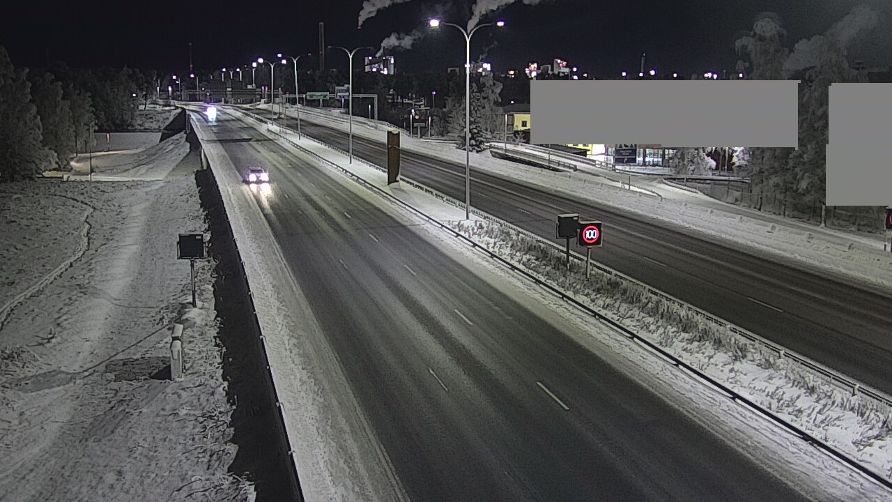 Kelikamerat Kuva Tie 4 Oulu Intiö, Oulu, Pohjois-Pohjanmaa