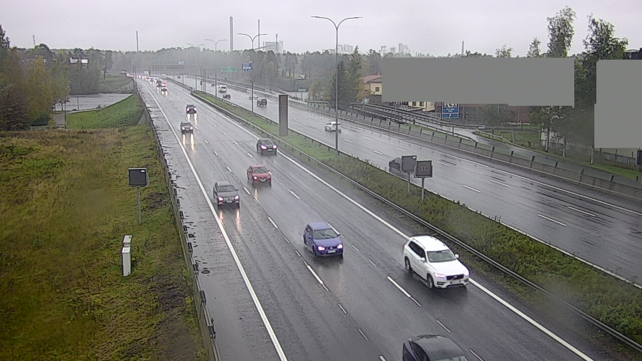 Weather Camera Image Väg 4 Uleåborg, Intiö, Oulu, Pohjois-Pohjanmaa