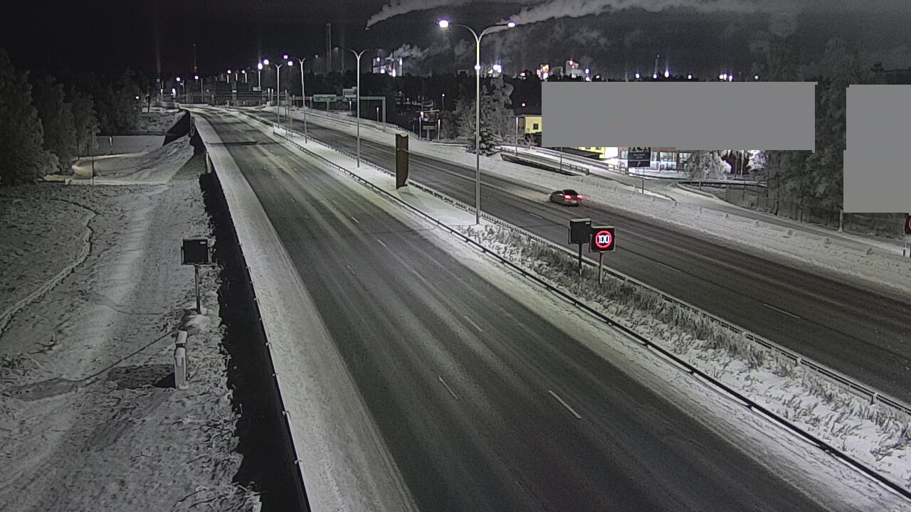 Kelikamerat Kuva Tie 4 Oulu Intiö, Oulu, Pohjois-Pohjanmaa