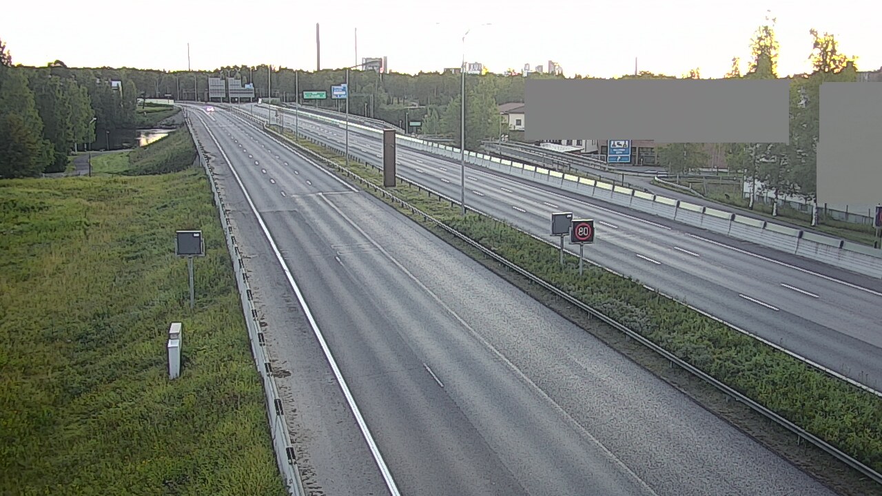 Weather Camera Image Road 4 Oulu, Intiö, Oulu, Pohjois-Pohjanmaa