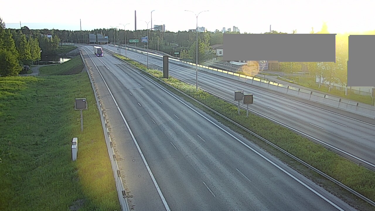 Weather Camera Image Road 4 Oulu, Intiö, Oulu, Pohjois-Pohjanmaa