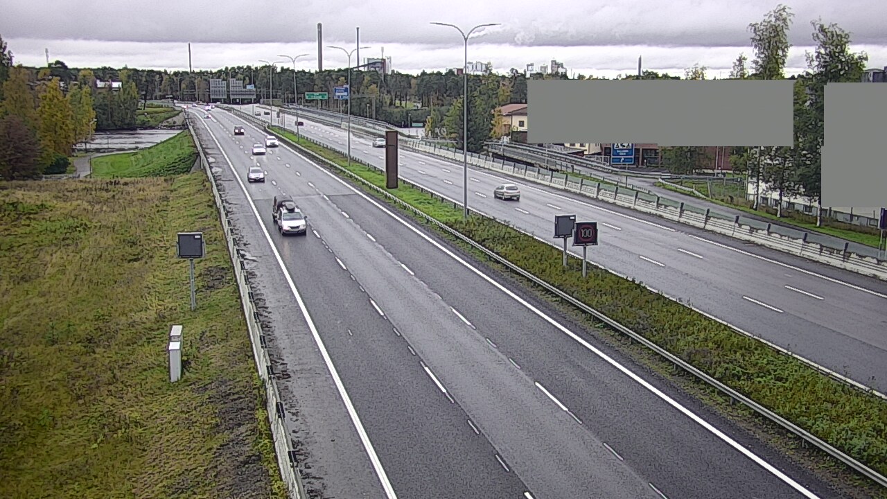 Weather Camera Image Road 4 Oulu, Intiö, Oulu, Pohjois-Pohjanmaa