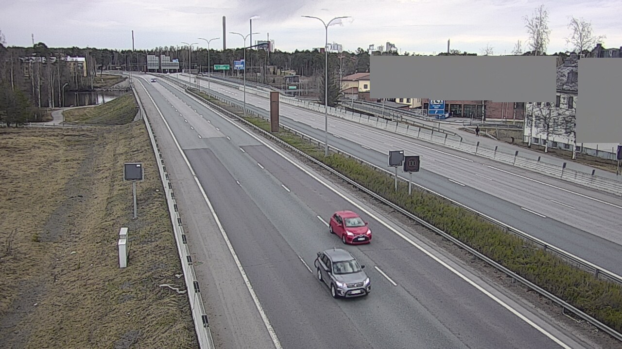 Weather Camera Image Road 4 Oulu, Intiö, Oulu, Pohjois-Pohjanmaa