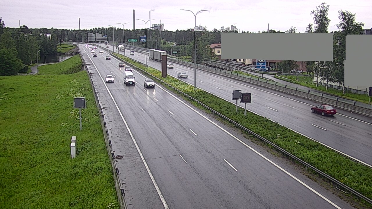 Weather Camera Image Road 4 Oulu, Intiö, Oulu, Pohjois-Pohjanmaa