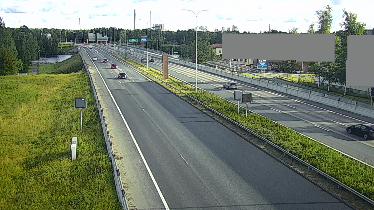 Weather Camera Image Road 4 Oulu, Intiö, Oulu, Pohjois-Pohjanmaa