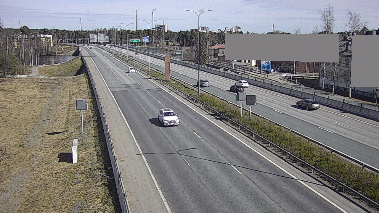 Weather Camera Image Road 4 Oulu, Intiö, Oulu, Pohjois-Pohjanmaa