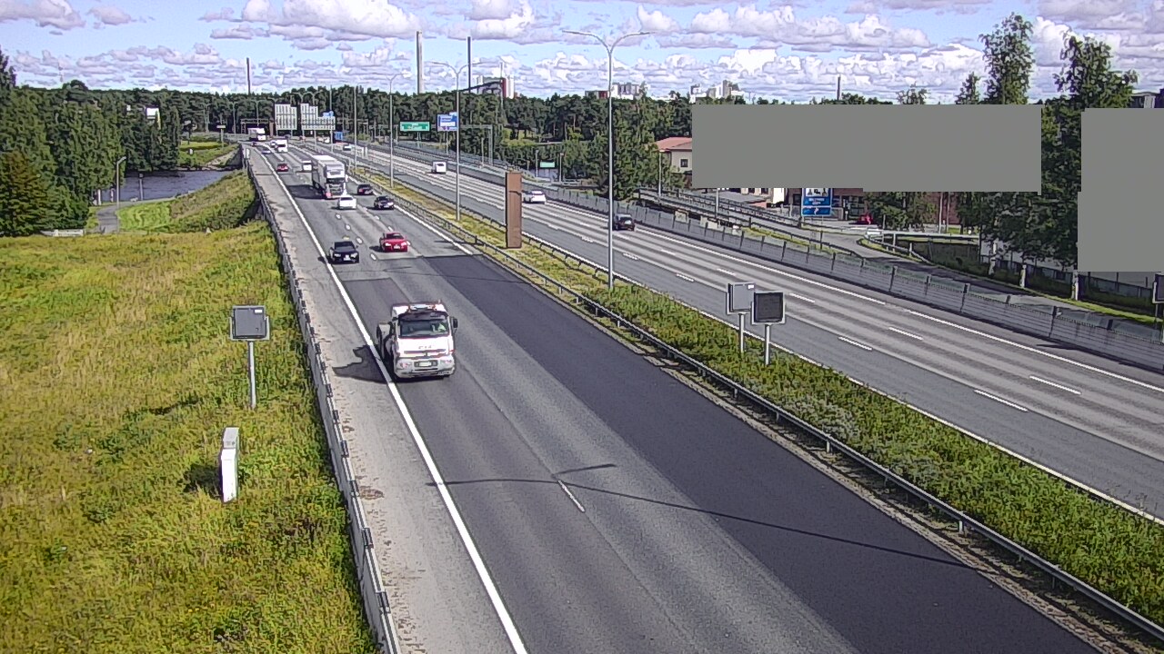 Weather Camera Image Road 4 Oulu, Intiö, Oulu, Pohjois-Pohjanmaa