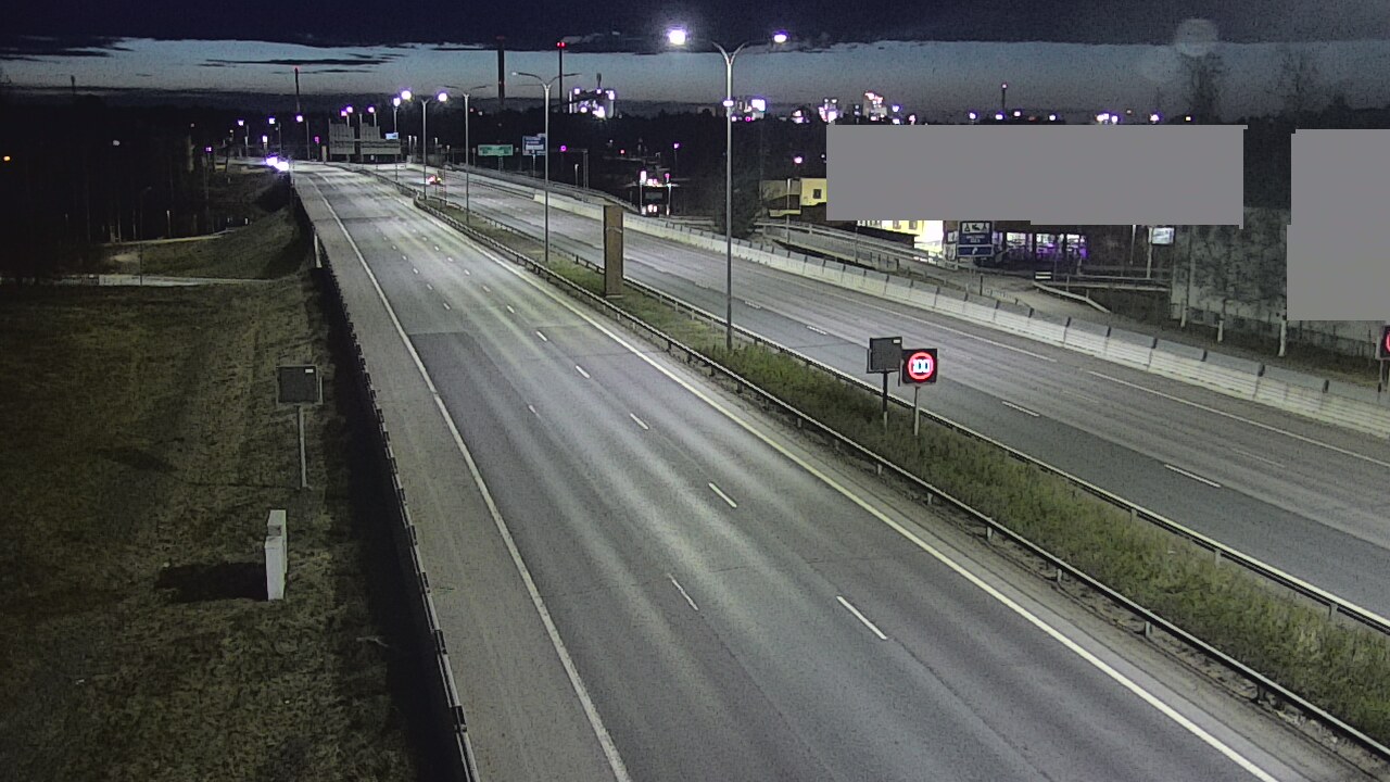 Weather Camera Image Väg 4 Uleåborg, Intiö, Oulu, Pohjois-Pohjanmaa