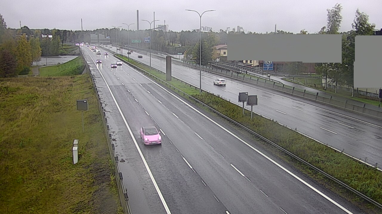 Weather Camera Image Väg 4 Uleåborg, Intiö, Oulu, Pohjois-Pohjanmaa