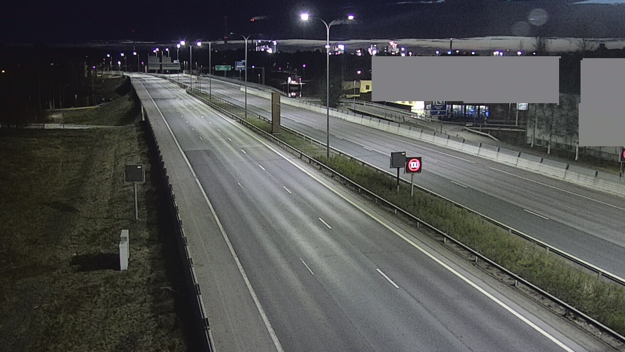 Weather Camera Image Väg 4 Uleåborg, Intiö, Oulu, Pohjois-Pohjanmaa