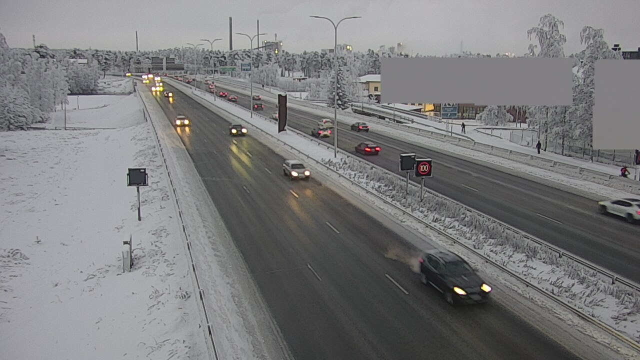 Weather Camera Image Road 4 Oulu, Intiö, Oulu, Pohjois-Pohjanmaa