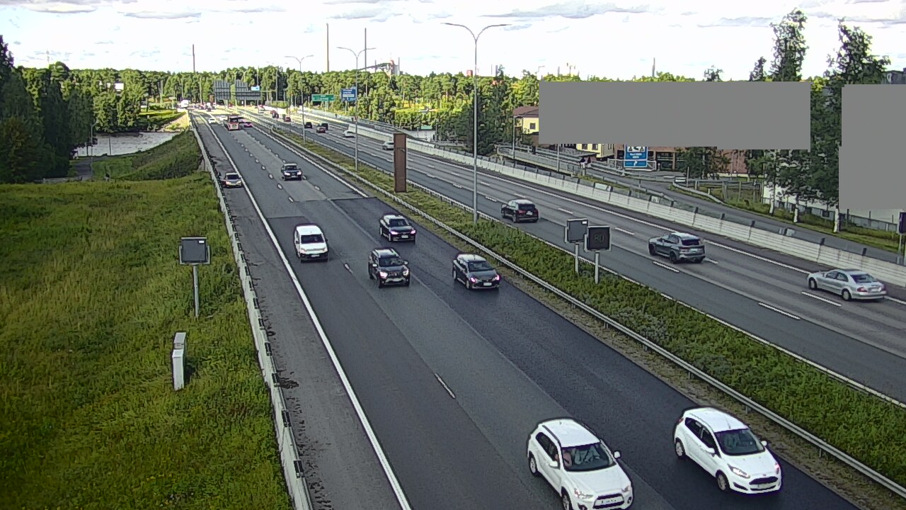Weather Camera Image Road 4 Oulu, Intiö, Oulu, Pohjois-Pohjanmaa