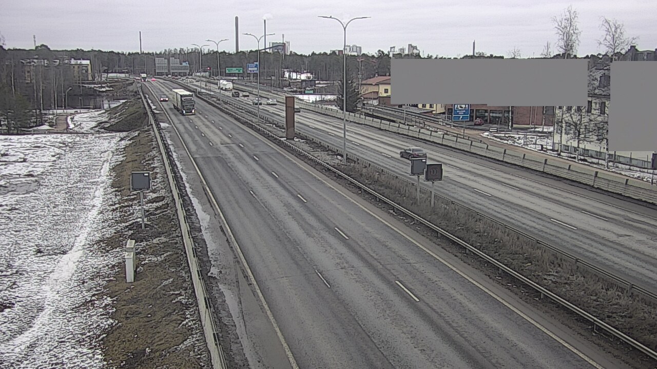 Weather Camera Image Road 4 Oulu, Intiö, Oulu, Pohjois-Pohjanmaa