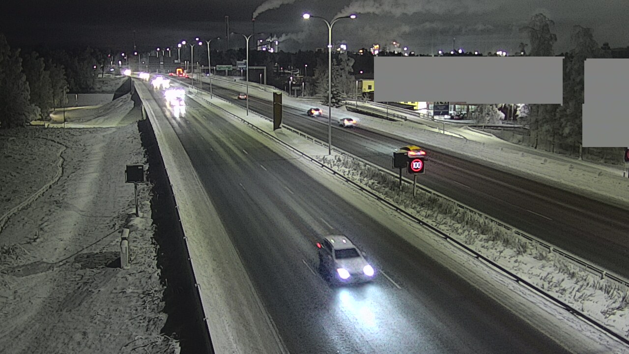 Kelikamerat Kuva Tie 4 Oulu Intiö, Oulu, Pohjois-Pohjanmaa