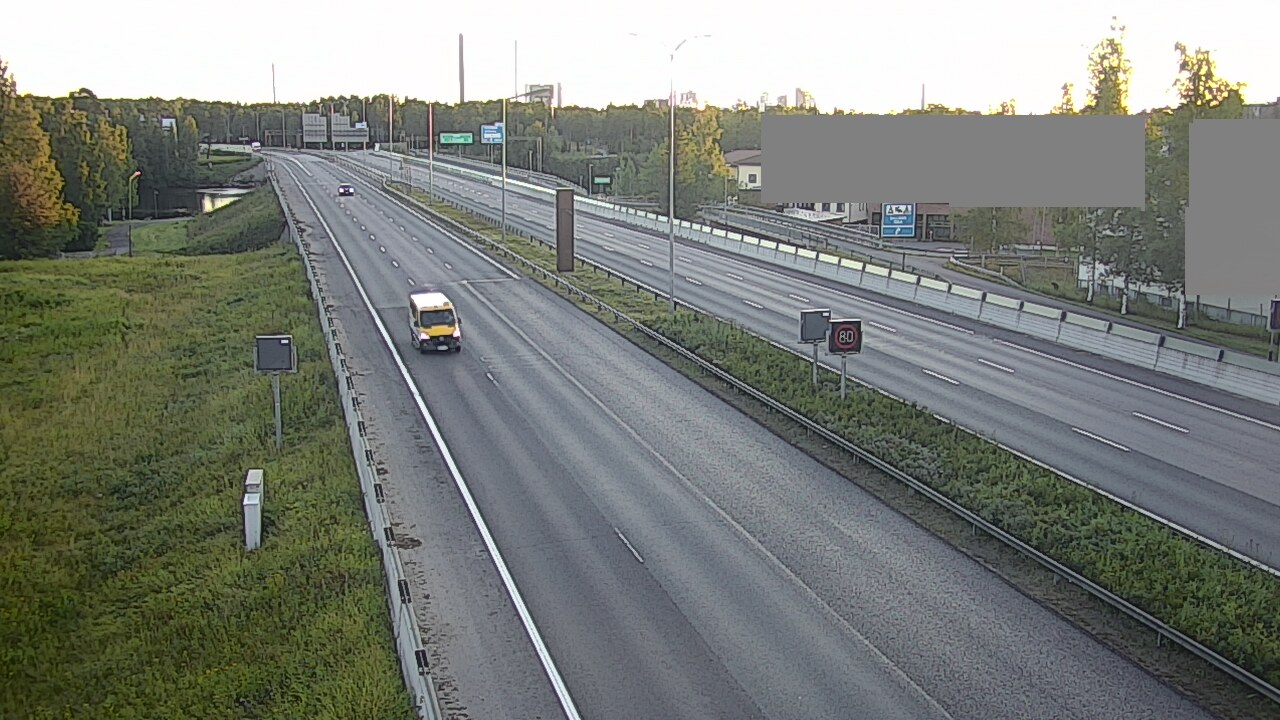 Weather Camera Image Road 4 Oulu, Intiö, Oulu, Pohjois-Pohjanmaa