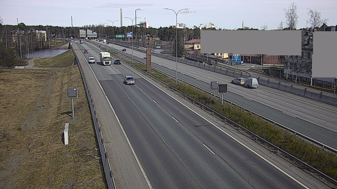 Weather Camera Image Road 4 Oulu, Intiö, Oulu, Pohjois-Pohjanmaa