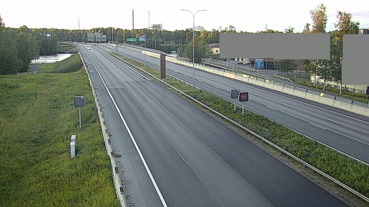 Weather Camera Image Road 4 Oulu, Intiö, Oulu, Pohjois-Pohjanmaa