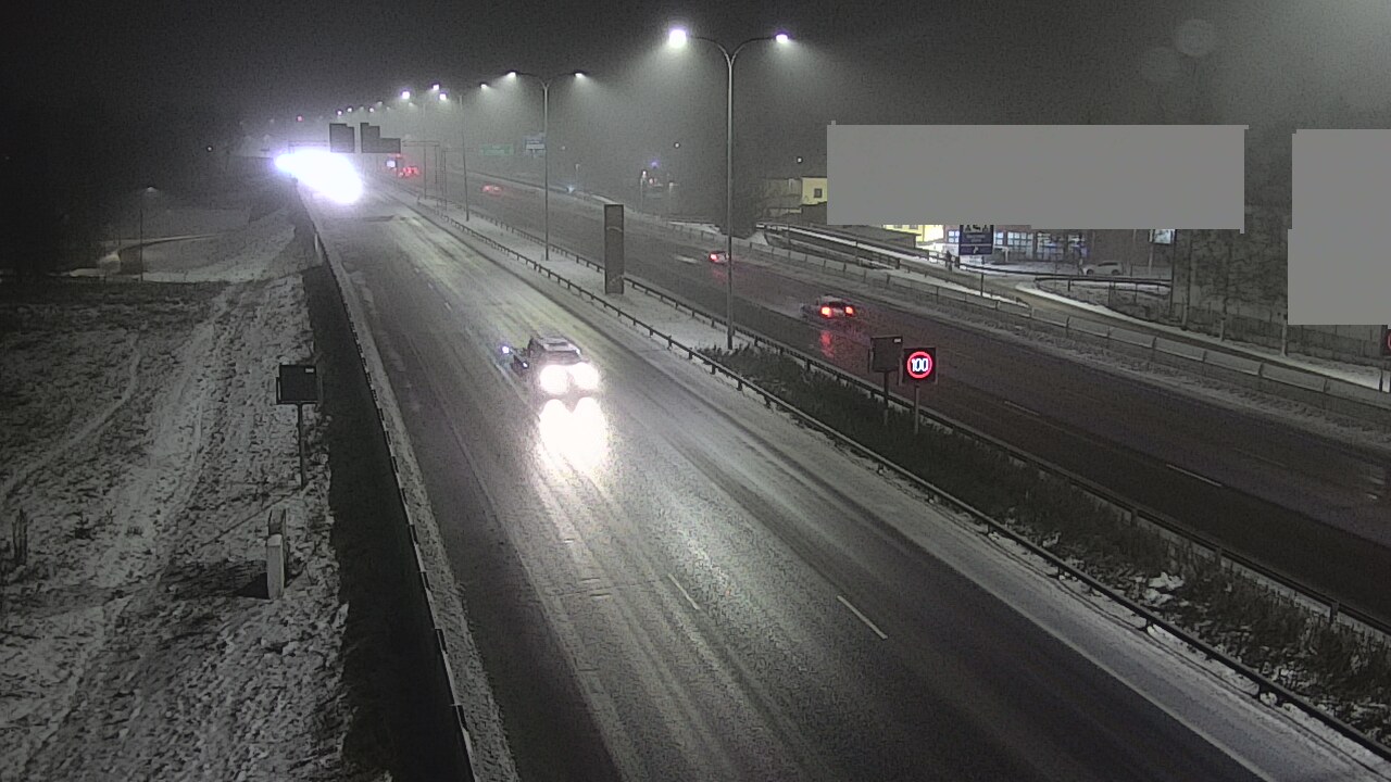 Weather Camera Image Väg 4 Uleåborg, Intiö, Oulu, Pohjois-Pohjanmaa