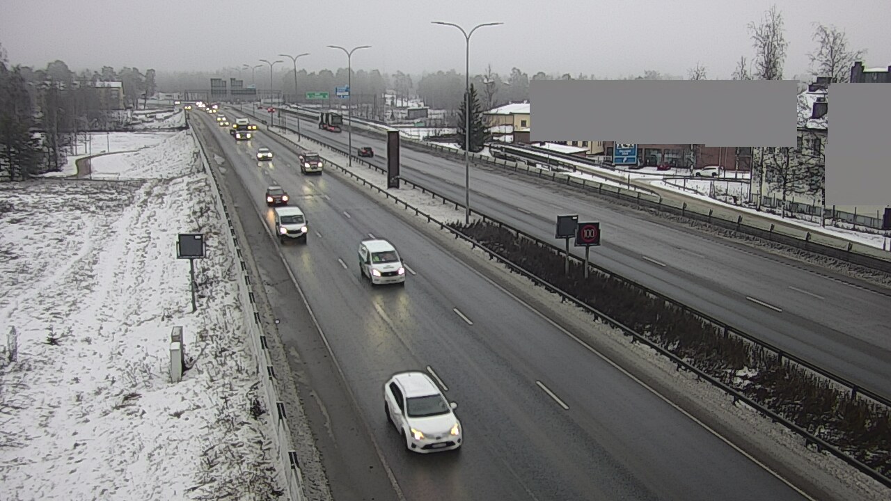 Weather Camera Image Väg 4 Uleåborg, Intiö, Oulu, Pohjois-Pohjanmaa