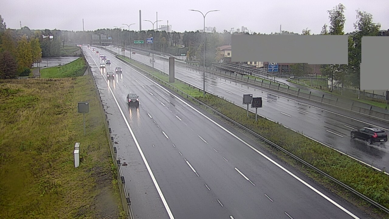 Weather Camera Image Väg 4 Uleåborg, Intiö, Oulu, Pohjois-Pohjanmaa