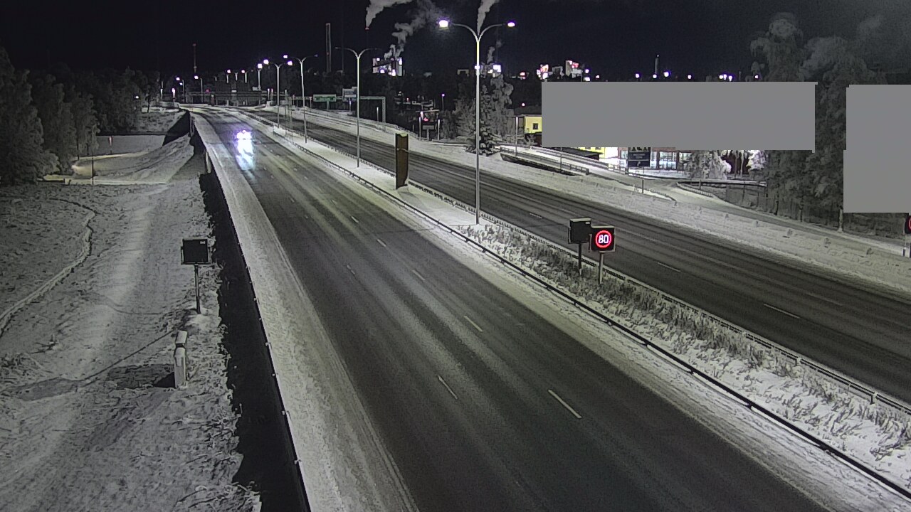 Kelikamerat Kuva Tie 4 Oulu Intiö, Oulu, Pohjois-Pohjanmaa