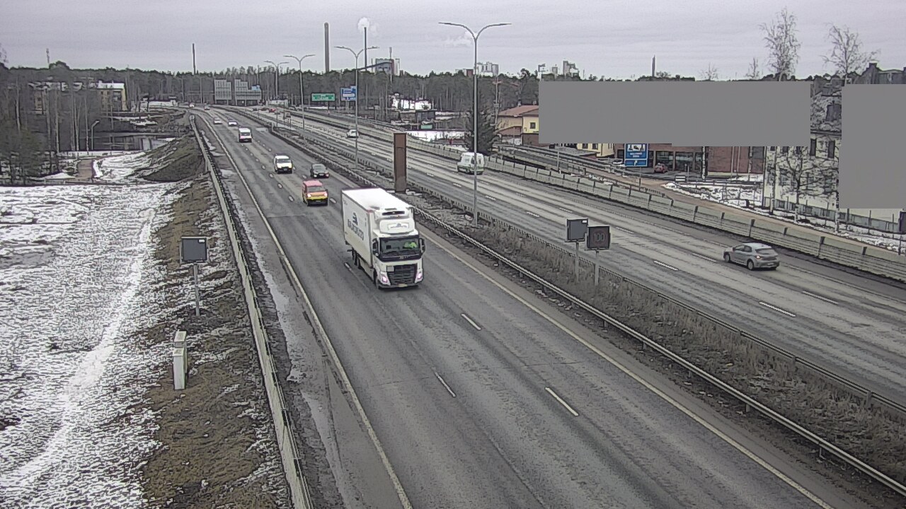 Weather Camera Image Road 4 Oulu, Intiö, Oulu, Pohjois-Pohjanmaa