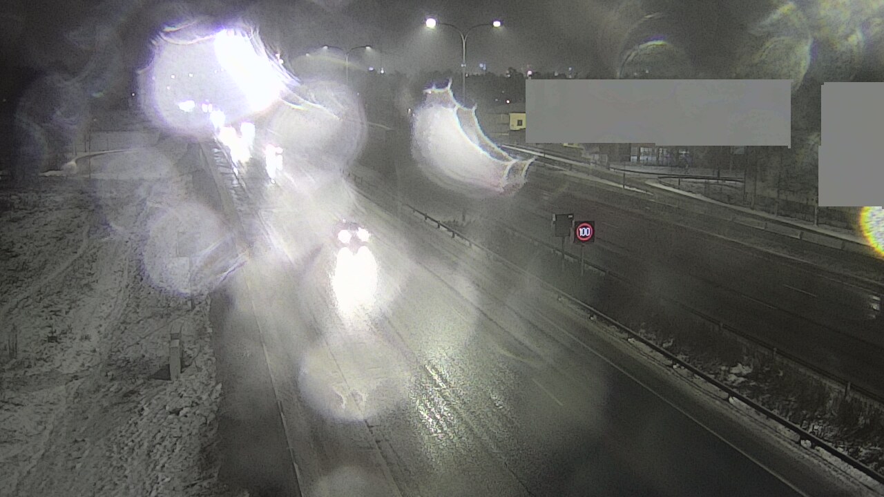 Weather Camera Image Väg 4 Uleåborg, Intiö, Oulu, Pohjois-Pohjanmaa