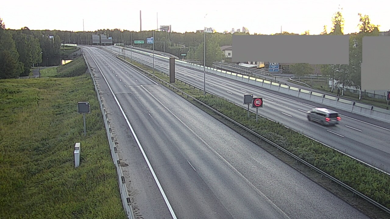 Weather Camera Image Road 4 Oulu, Intiö, Oulu, Pohjois-Pohjanmaa